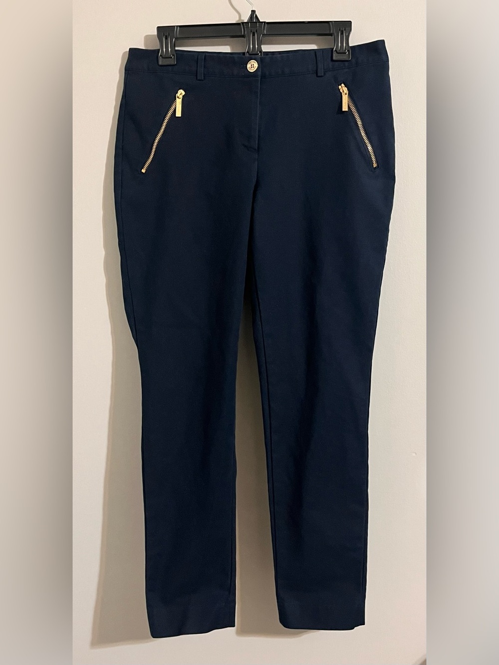 Michael Kors Navy Blue Ankle Pants